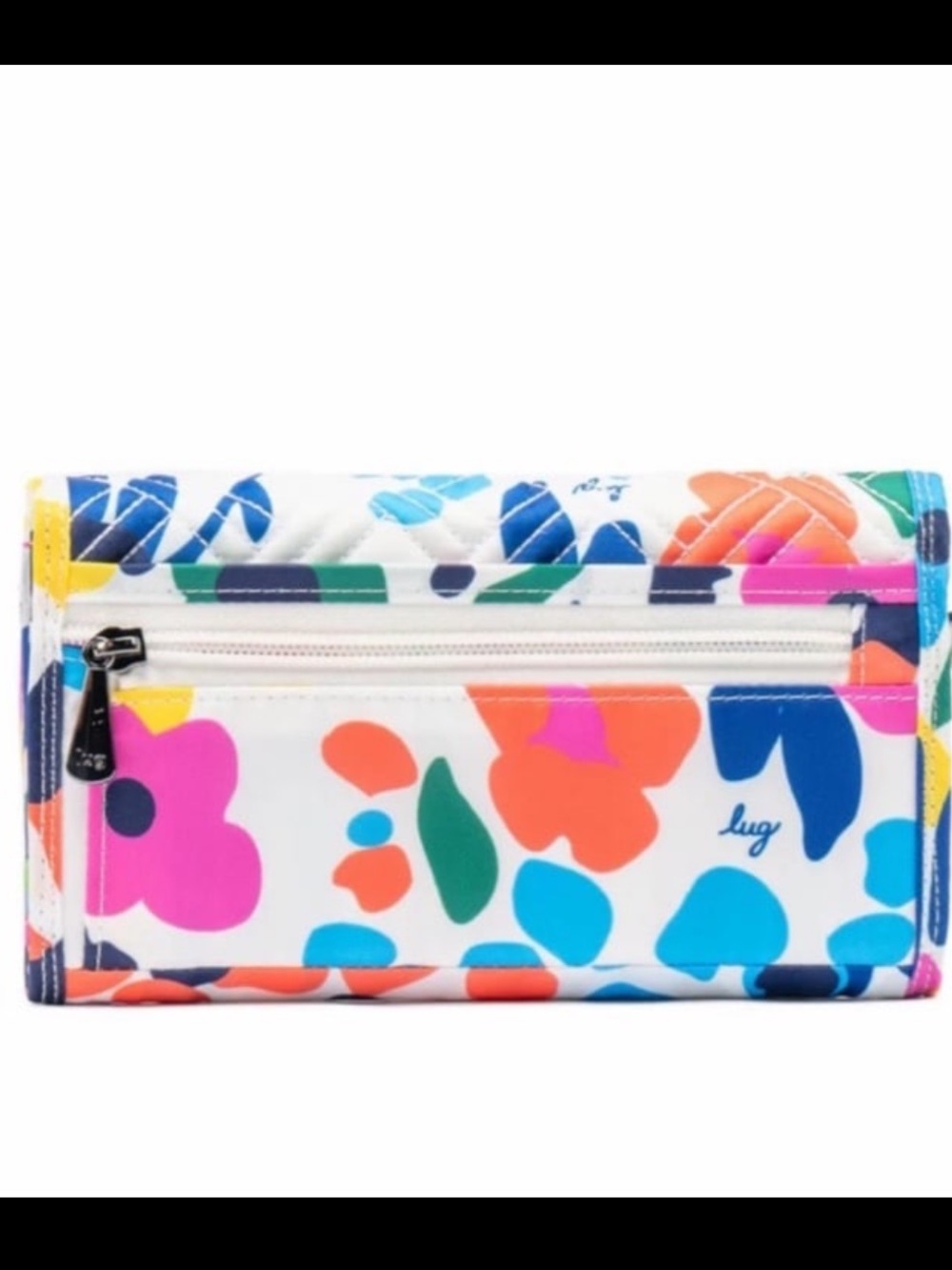 NWT Lug Stroll RFID Wristlet Wallet in Wildflower Brights 🩷💙💛🩵💚🧡❤️ - Picture 4 of 8